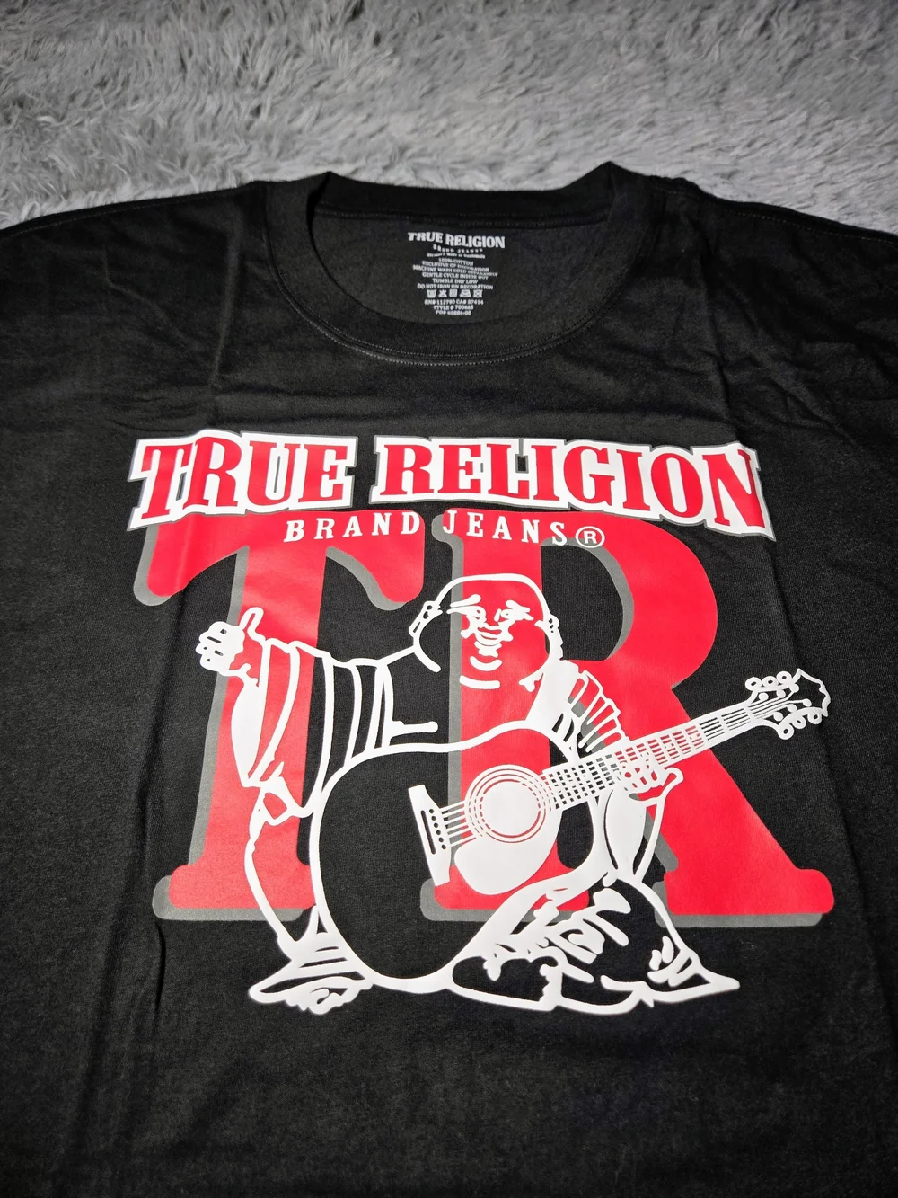 True Religion Big TR Budda Graphic Short Sleeve T-Shirt